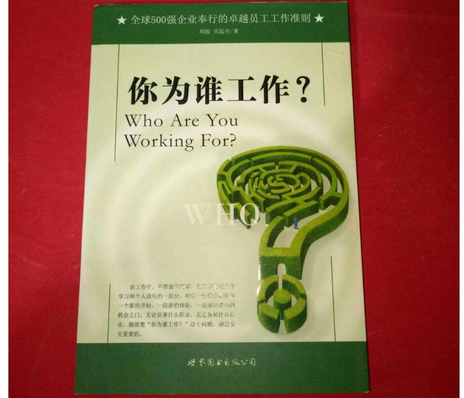 《你为谁工作》读后感600字