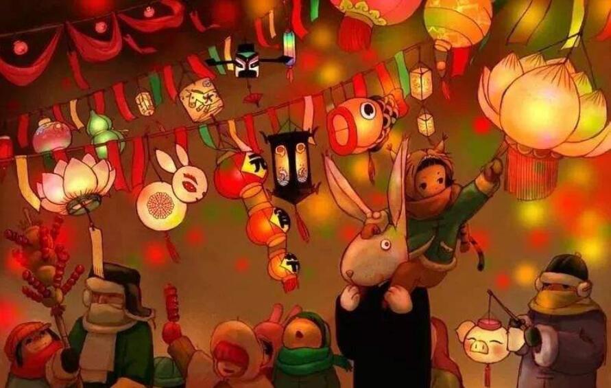 快乐的猜灯谜游戏作文400字