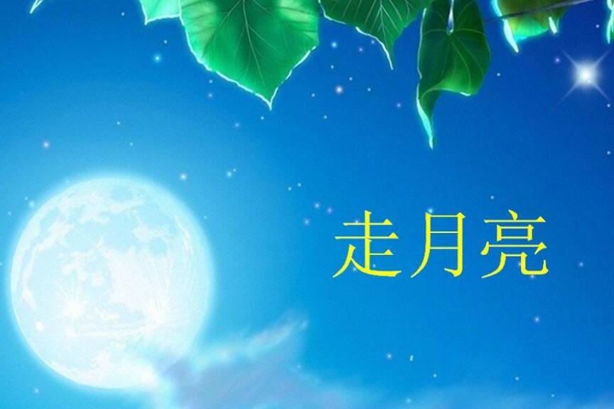 走月亮仿写作文300字