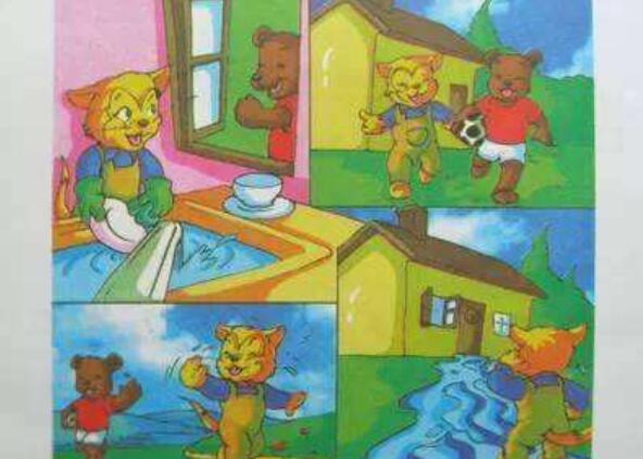 粗心的小猫看图写话二年级200字