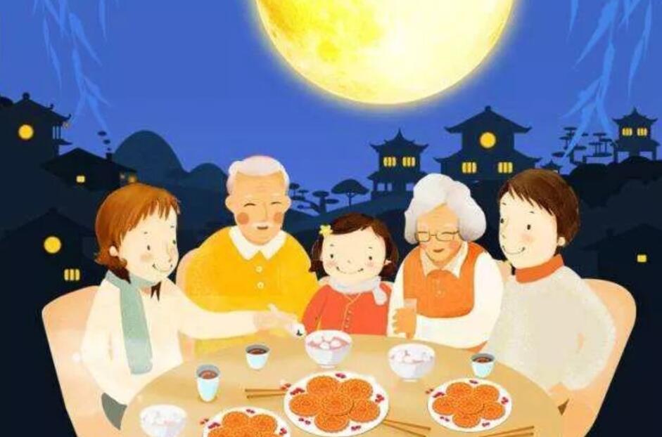 中秋节看图写话200字