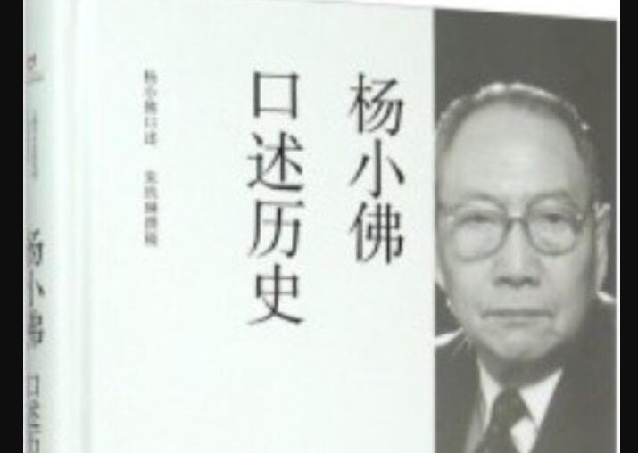 《杨小佛口述历史》读后感300字