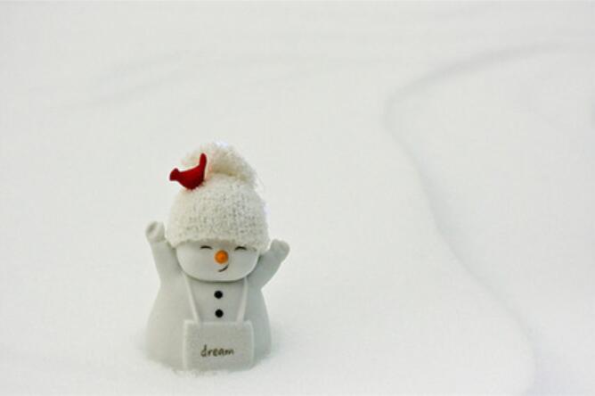 雪娃娃作文300字