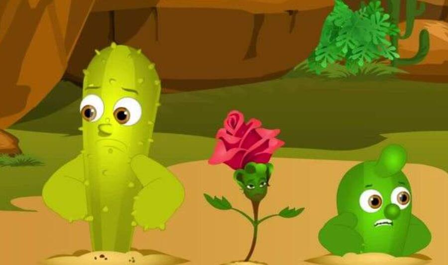 骄傲的玫瑰花童话作文600字