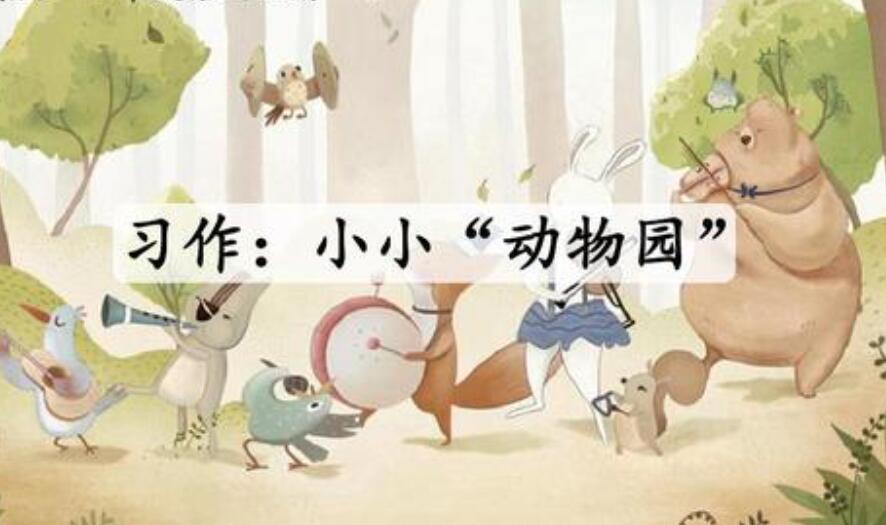 小小动物园作文400字