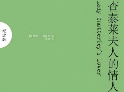 《查泰莱夫人的情人》读后感500字