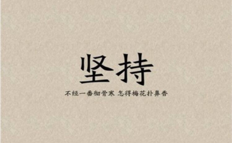 因为坚持作文400字