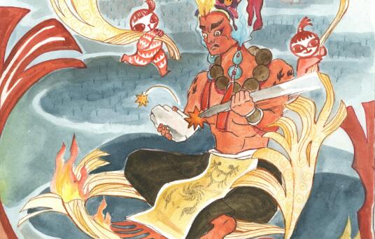 《童话山海经—火神祝融》.jpg 《童话山海经—火神祝融》.jpg