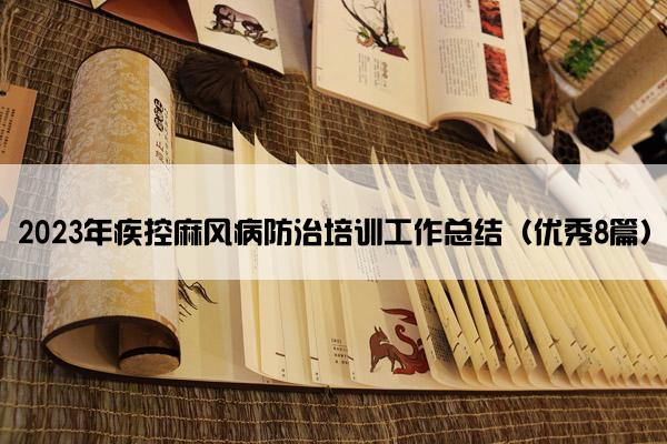 2023年疾控麻风病防治培训工作总结（优秀8篇）