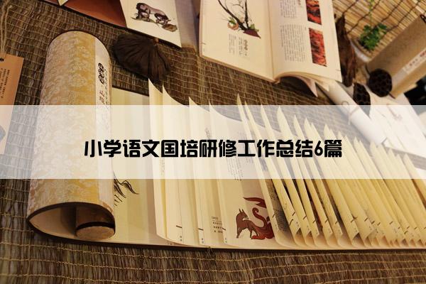小学语文国培研修工作总结6篇
