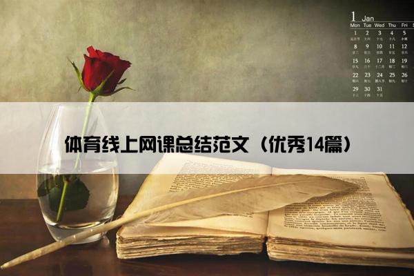 体育线上网课总结范文（优秀14篇）