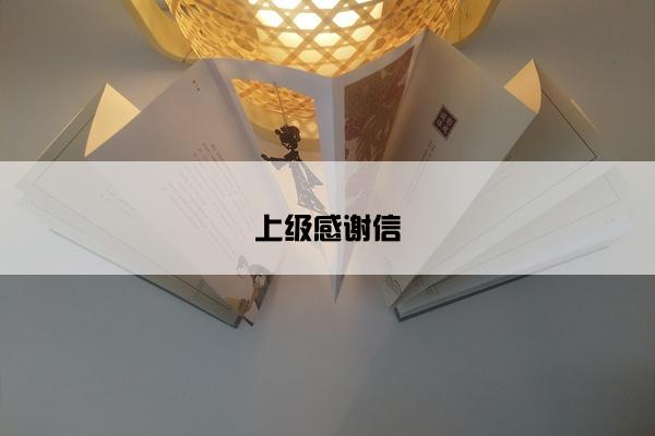 上级感谢信