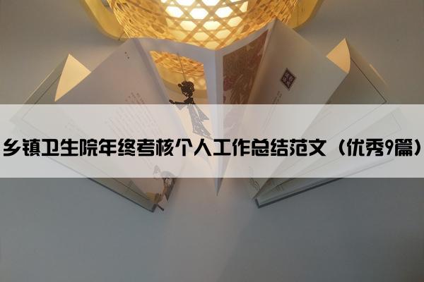 乡镇卫生院年终考核个人工作总结范文（优秀9篇）