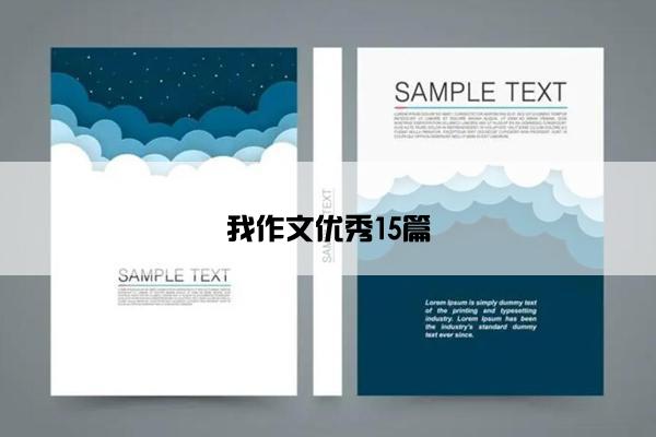 我作文优秀15篇