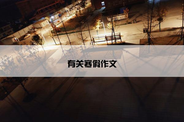 有关寒假作文