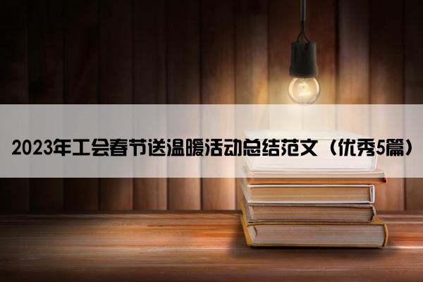 2023年工会春节送温暖活动总结范文（优秀5篇）