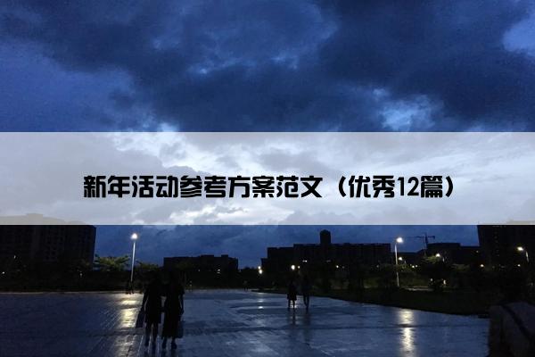 新年活动参考方案范文（优秀12篇）