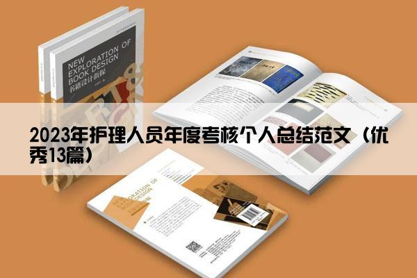 2023年护理人员年度考核个人总结范文（优秀13篇）