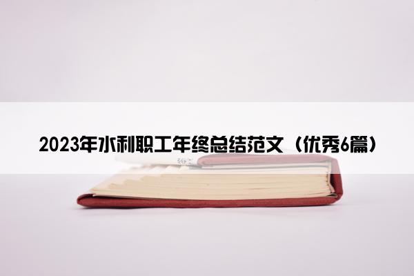 2023年水利职工年终总结范文（优秀6篇）