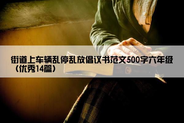街道上车辆乱停乱放倡议书范文500字六年级（优秀14篇）