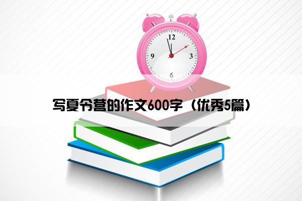 写夏令营的作文600字（优秀5篇）