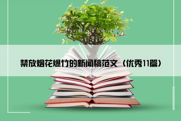禁放烟花爆竹的新闻稿范文（优秀11篇）