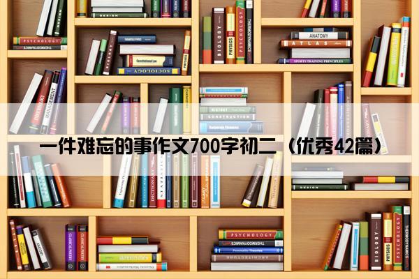 一件难忘的事作文700字初二（优秀42篇）