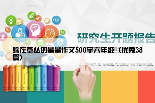 躲在草丛的星星作文500字六年级(优秀38篇) 躲在草丛的星星作文500字六年级(优秀38篇)