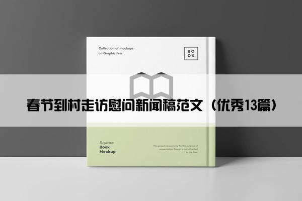 春节到村走访慰问新闻稿范文（优秀13篇）