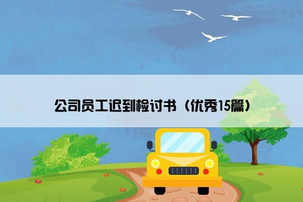 公司员工迟到检讨书（优秀15篇）