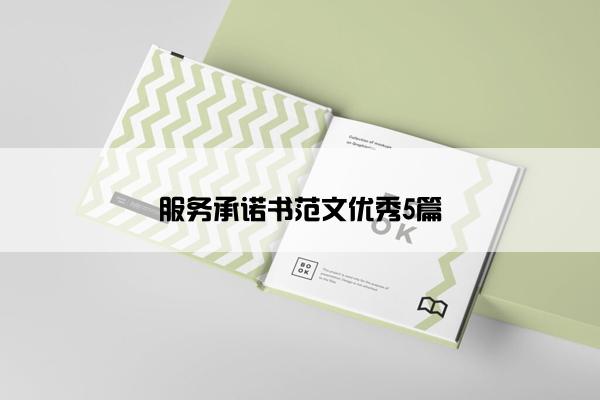 服务承诺书范文优秀5篇 服务承诺书范文优秀5篇