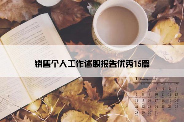 销售个人工作述职报告优秀15篇