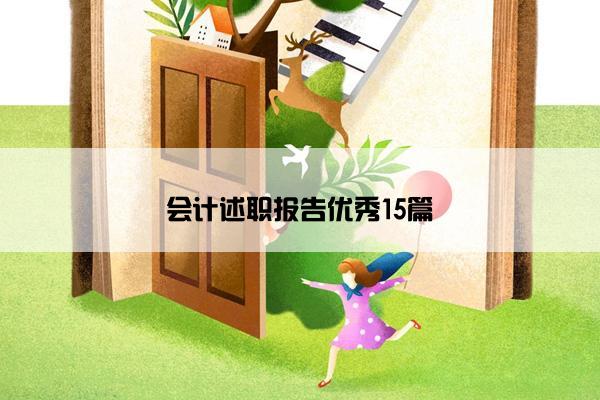 会计述职报告优秀15篇