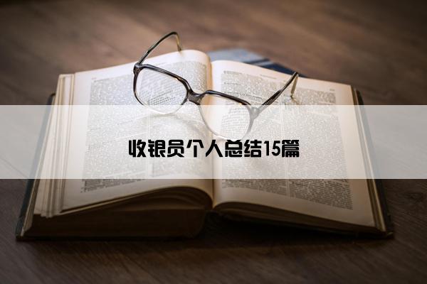收银员个人总结15篇
