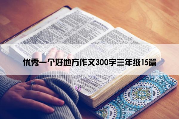 优秀一个好地方作文300字三年级15篇