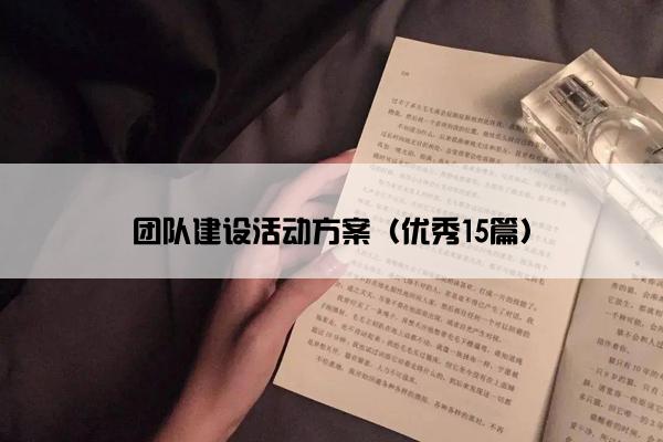 团队建设活动方案（优秀15篇）