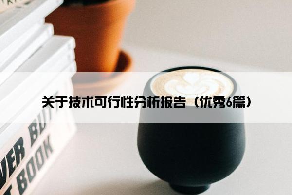 关于技术可行性分析报告（优秀6篇）
