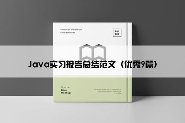 Java实习报告总结范文（优秀9篇）