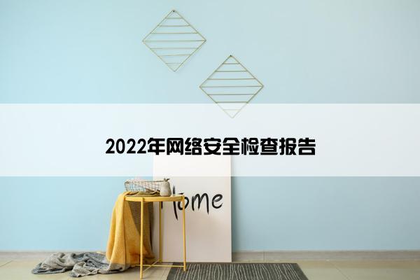 2022年网络安全检查报告