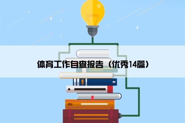 体育工作自查报告（优秀14篇）