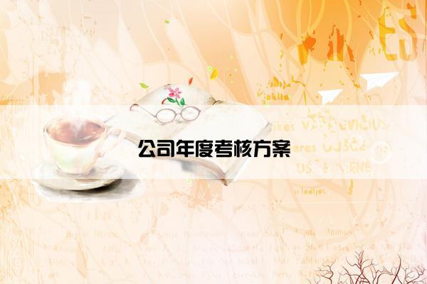 公司年度考核方案