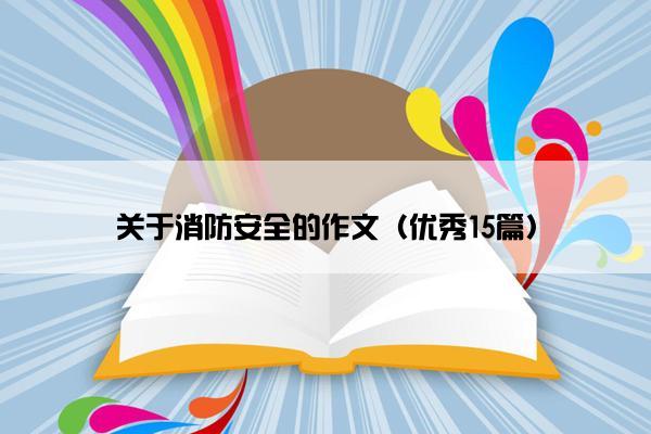 关于消防安全的作文（优秀15篇）