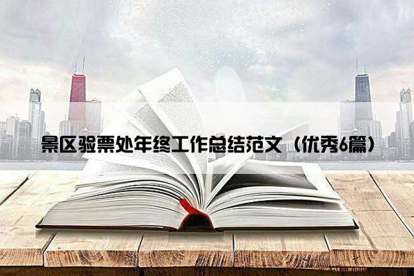 景区验票处年终工作总结范文（优秀6篇）