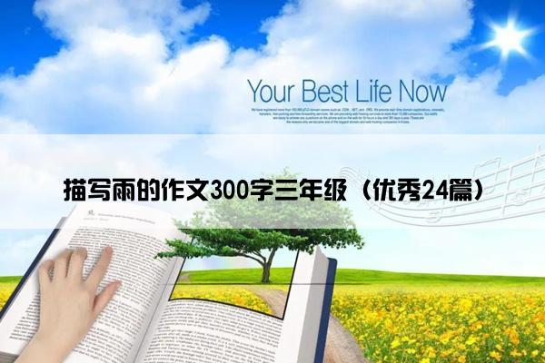 描写雨的作文300字三年级（优秀24篇）