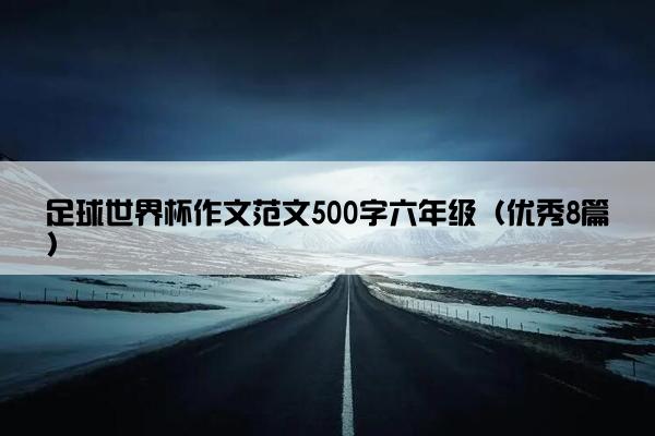 足球世界杯作文范文500字六年级（优秀8篇）