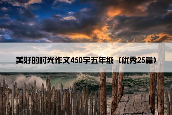 美好的时光作文450字五年级（优秀25篇）