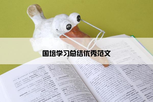 国培学习总结优秀范文