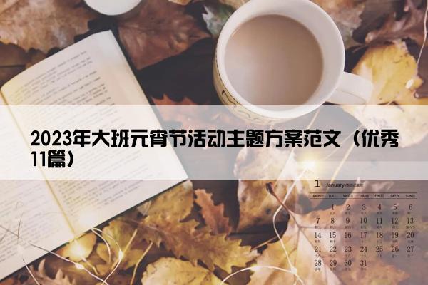 2023年大班元宵节活动主题方案范文（优秀11篇）