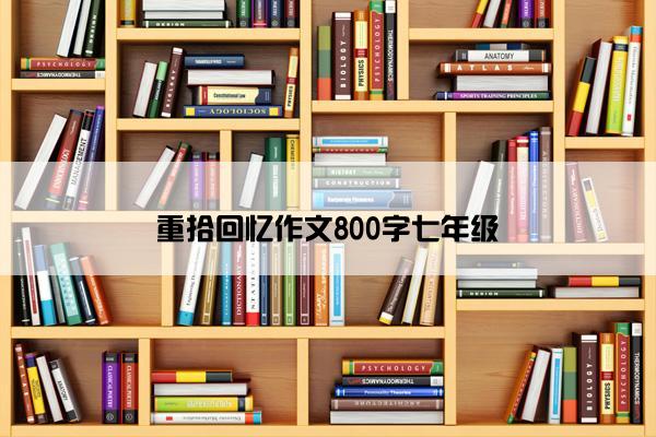 重拾回忆作文800字七年级