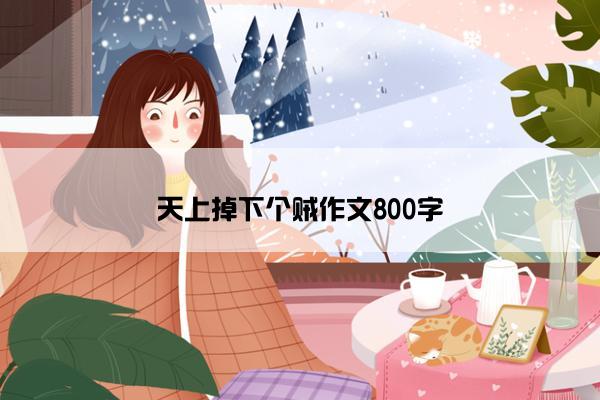 天上掉下个贼作文800字